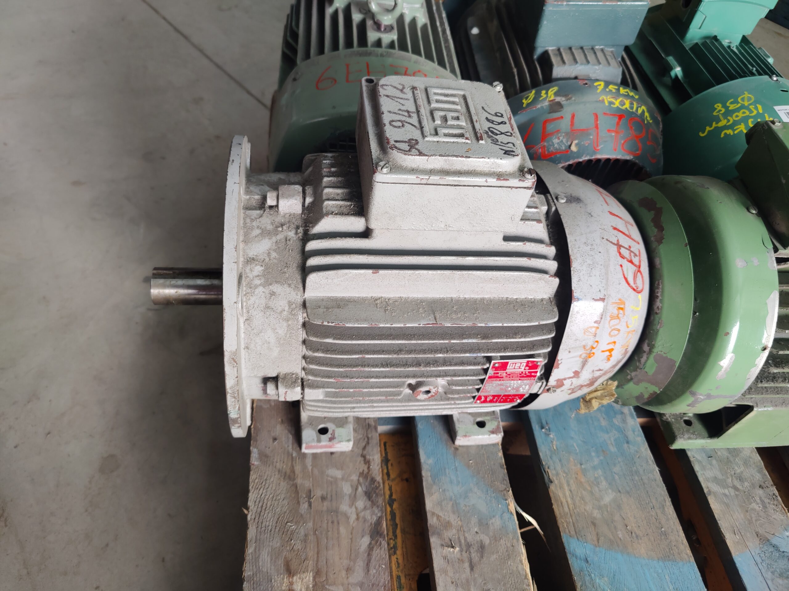 IMG_20250404_090535 Motor electric trifazat WEG, 7.5kW 1500rpm - imagine 1